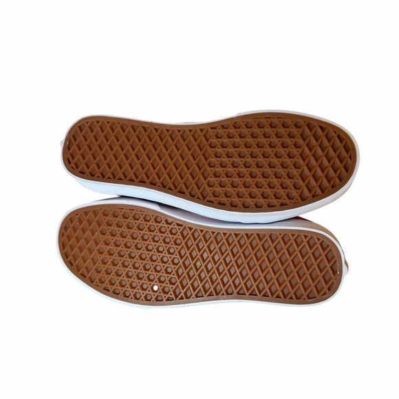 Vans Red White Old Skool Checkerboard Sneakers Lace Up Low Top Women 10 NEW - Picture 6 of 6